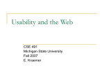 WebUsability - Michigan State University