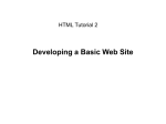 HTML Tutorial.02 - Computer and Information Science