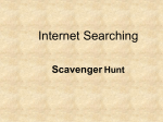 Scavenger Hunt - Schlaffman