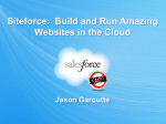 Jason Garoutte Siteforce: Build and Run