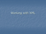 XML Notes