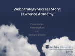 Web Strategy Success Story