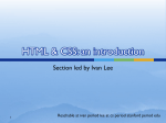 HTML-CSS-Section
