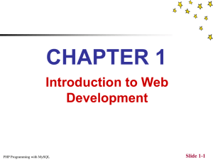 Chapter-1: Introduction to Web Development