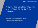 Web 2.0 for the solo practitioner