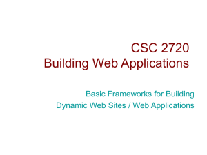 Web App. Framework
