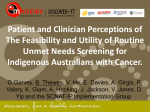 Patient and Clinician Perceptions of the Feasibility and