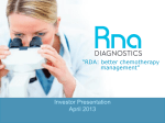 Rna Diagnostics Presentation June 6, 2013