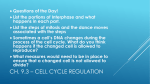 Ch. 9.3 * Cell Cycle Regulation