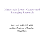 What`s New in Metastatic Research and Clinical Trials: ER Positive