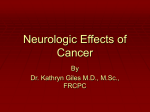 Neurologic Effects of Cancer