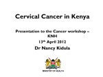 Cervical Cancer in Kenya - Kenyatta National Hospital