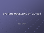 COMPUTATIONAL MODELLING OF CANCER