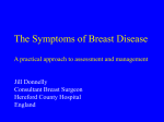 Update on the Management of Breast Disease: Cancer, Yes or