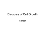 Disorders of Cell Growth