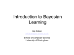 Introduction to Bayesian Learning