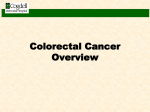 Colorectal Cancer - Cogdell Memorial Hospital
