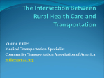 The Intersection Between Rural Health Care and Transportation