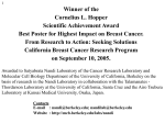 Breast Cancer - Department of Molecular & Cell Biology