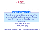 EUROGIN 2011 Voice of Women