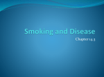 Smoking and Disease