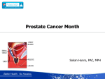 Prostate Cancer Awareness Month Presentation