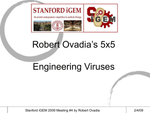 Virus engineering