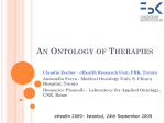 An Ontology of Therapies