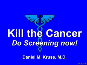 Colon Cancer Screening