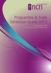 Programme &amp; Trade Exhibition Guide 2012 4 –7 November 2012