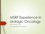MSRF Experience in Urologic Oncology Neil Pugashetti, MS4 U.C. Davis School of Medicine