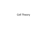 cell theory - Valhalla High School