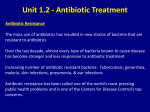 Unit 1.2 - Antibiotic Treatment