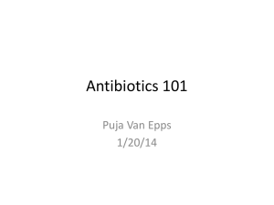 Antimicrobials 101