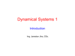 Dynamical systems 1