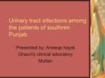 Urinary tract infec