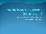 ANTIMICROBIAL AGENT (PENGAWET)