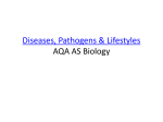 Diseases, Pathogens & Lifestyles AQA AS Biology