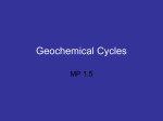 Geochemical Cycles