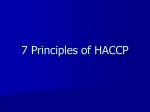 7 Principles of HACCP - Soegijapranata Catholic University