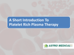 A Short Introduction To Platelet Rich Plasma Therapy