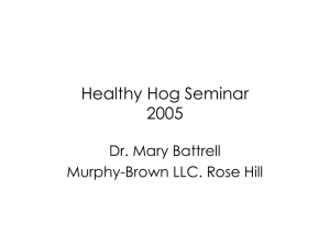Healthy Hog Seminar 2005