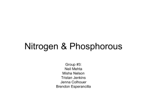 Nitrogen & Phosphorous