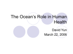 PowerPoint Presentation - The Ocean’s Role in Human Health