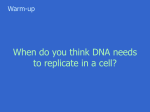 DNA the Molecule of molecules - Foothill Technology High