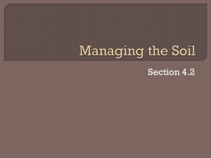 Managing the Soil