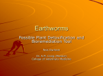 Earthworms - Oregon State University