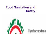 safety and sanitation power point
