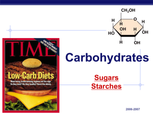 Carbohydrates - Fort Bend ISD