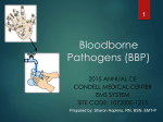 Bloodborne Pathogens